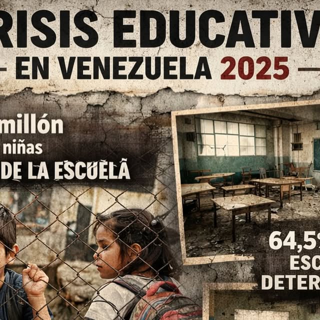 Crisis educativa venezolana en cifras
